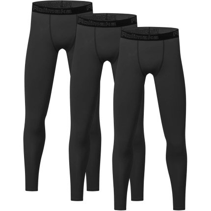 Awesome  $19.99 Trendsetting   4 or 3 Pack Youth Boys' Compression Leggings Tights Athletic Pants Sports Base Layer for Kids Cold Gear