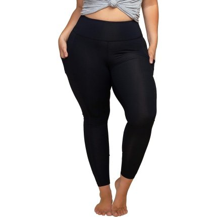 Awesome  $24.99  Fashion-Forward   Women's Plus Size High Waist 7/8 Compression Workout Leggings with Pocket 27" Inseam