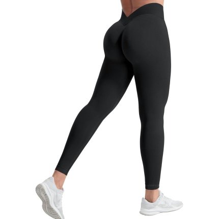 Awesome  $28.99  Luxurious  YEOREO Liz Scrunch Workout Leggings for Women High Waisted Butt Lifting V Back Waist Seamless Gym Yoga Leggings