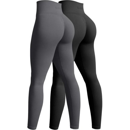 Awesome  $35.99 Awesome  OQQ Women's 2 Piece Yoga Legging Seamless Workout High Waist Butt Liftings Athletic Leggings