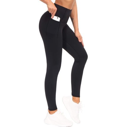 Awesome  Awesome  THE GYM PEOPLE Tummy Control Workout Leggings with Pockets High Waist Athletic Yoga Pants for Women Running, Fitness