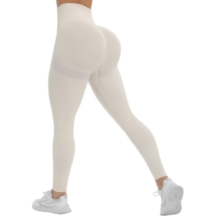 Deal of the Day   .99 Awesome  OUDOTA Workout Leggings for Women Tummy Control Seamless Scrunch Leggings High Waist Butt Lifting Gym Fitness Active Pants