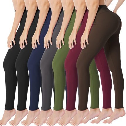 Discount   .99 Functional  VALANDY High Waisted Leggings for Women Buttery Soft Stretchy Tummy Control Workout Yoga Running Pants One&Plus Size