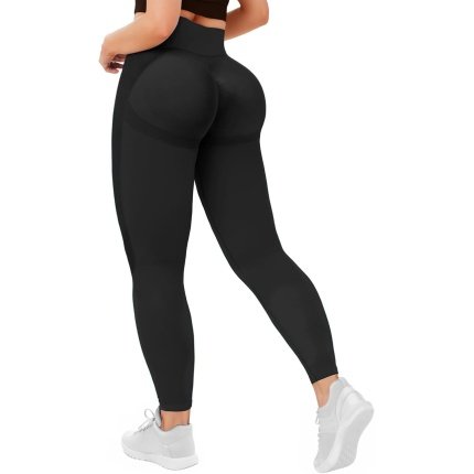 Discount   .99  Fashion-Forward   Buauty Scrunch Butt Lifting Leggings for Women Workout High Waisted Tummy Control Seamless Booty Gym Athletic Yoga Pants