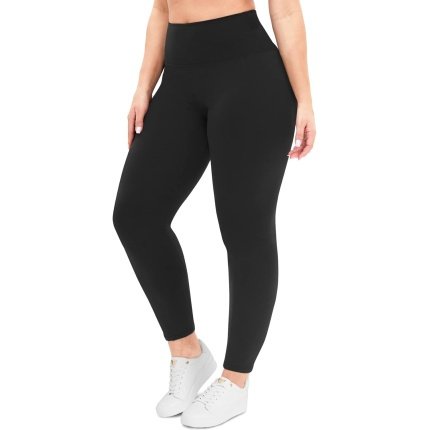 Save  $13.99  Innovative  NexiEpoch Leggings for Women Plus Size-High Waisted L-XL-4XL Tummy Control Soft Capri Yoga Pants for Workout Running