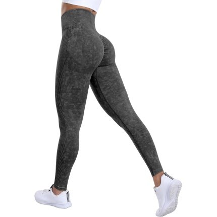 Save  $14.99 Flattering  Workout Leggings for Women, Butt Lifting Gym Scrunch Butt Seamless Leggings