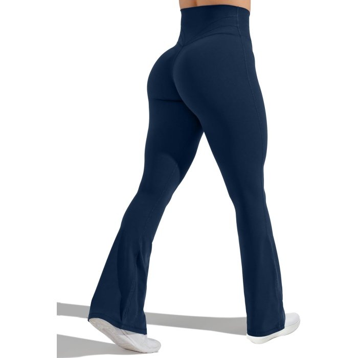 Save  .45 Amazing  Unthewe High Waisted Flare Leggings for Women Tummy Control Butt Lifting Workout Yoga Wide Leg Pants Amazon