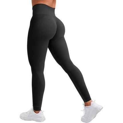 Save  .99 Stylish  YEOREO Scrunch Butt Lift Leggings for Women Workout Yoga Pants Ruched Booty High Waist Seamless Leggings Compression Tights