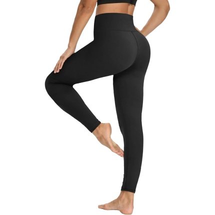 Save  .10  High-Quality  YOLIX Workout Leggings for Women – High Waisted Yoga Pants Tummy Control Compression for Running