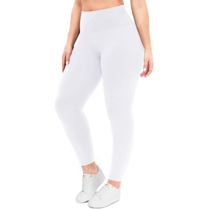 Save  $8.95 Responsible  NexiEpoch Leggings for Women Plus Size-High Waisted L-XL-4XL Tummy Control Soft Capri Yoga Pants for Workout Running